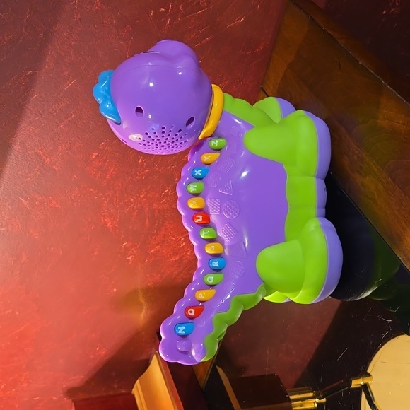 LeapFrog Lettersaurus Dinosaur Alphabet Learning Toy-ABCs-Colors-Music-see video - Picture 5 of 14